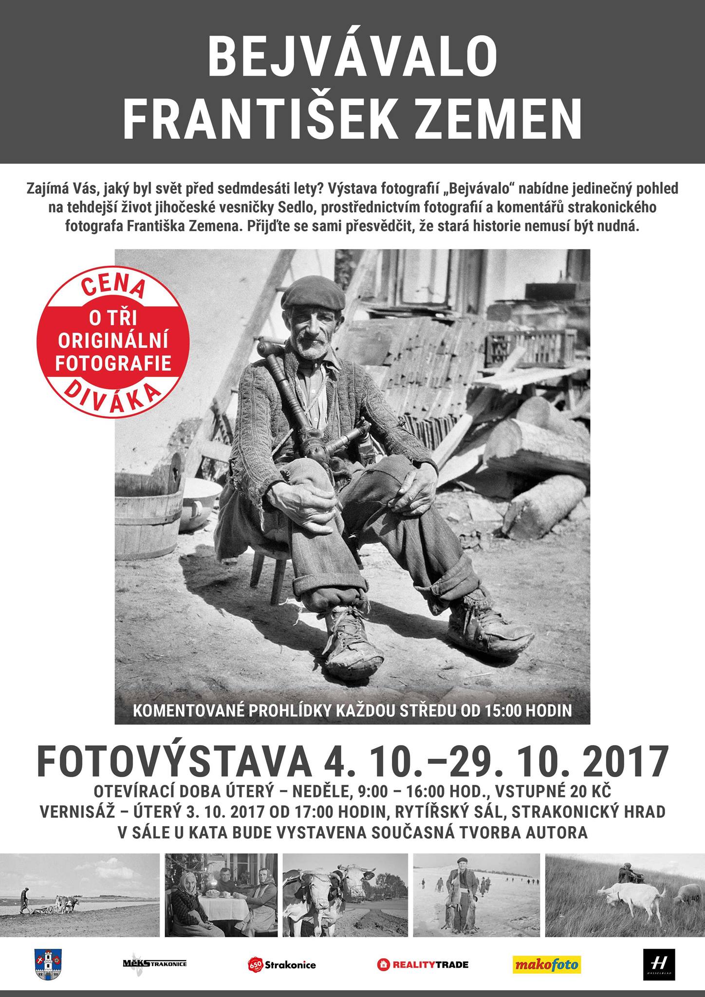 2017 – František Zemen – Bejvávalo - Maltézský sál strakonického hradu, Strakonice