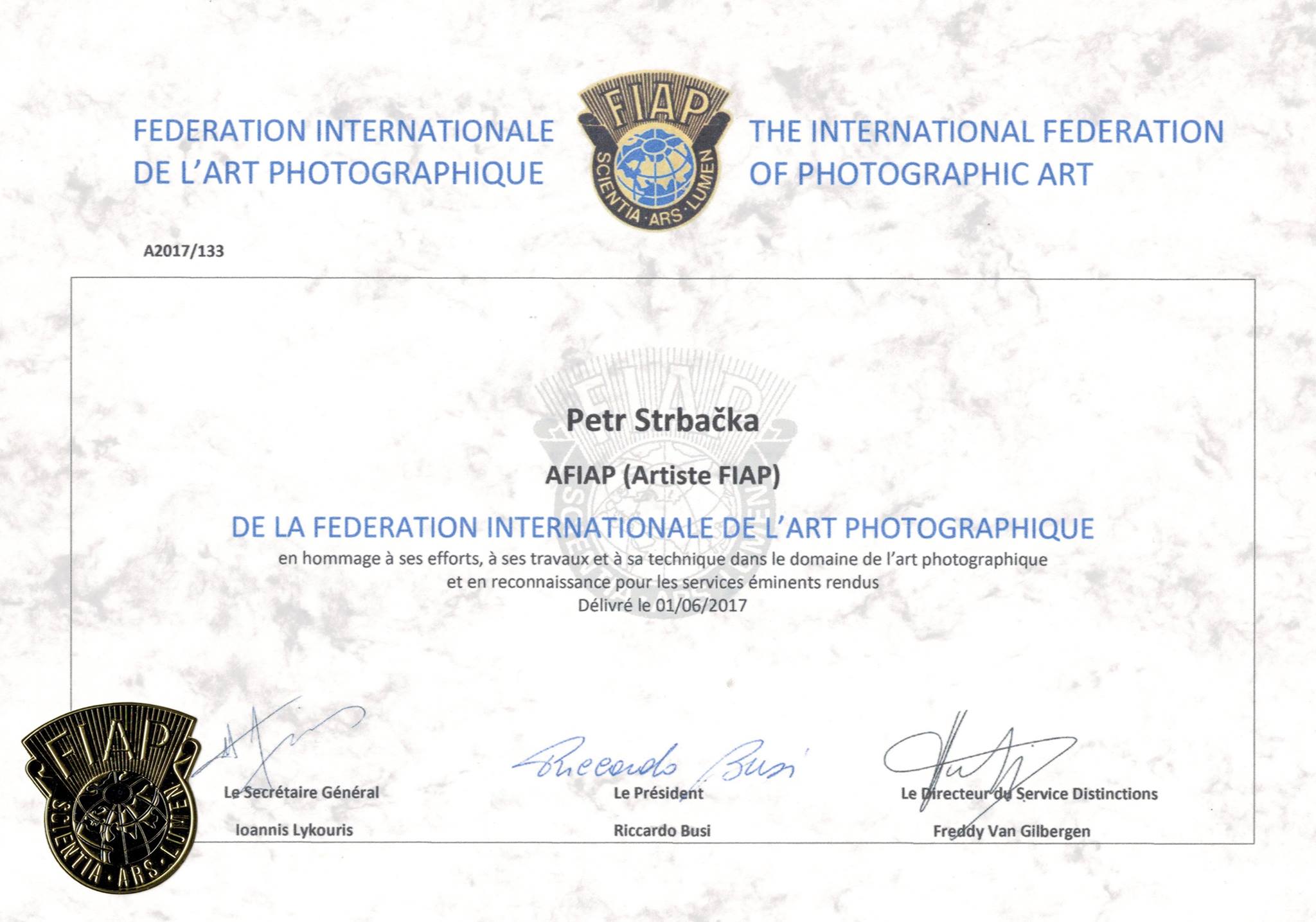 AFIAP 2017 - Petr Strbačka - lidé - FOTOKONTAKT